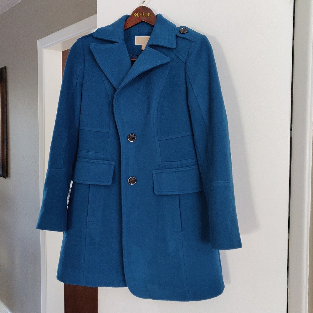 Teal Michael Kors Coat